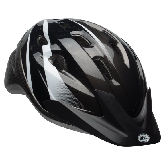 Casco de bicicleta Bell Richter - Blanco y negro 54-58 cm Edad 8-14 (7107121)