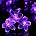 thumbnail image 5 of LINLIN Outdoor Solar String Lights,Waterproof 21ft 50 LED Fairy Blossom Lights Garden Night Light Peach Flower Decoration Light for Home,Gardens,Lawn,Patio,Weddings,Parties, 5 of 9