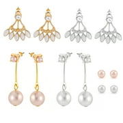 6-on Pearl F/b Fan Stud/drop/fan