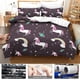 thumbnail image 4 of Juego de funda de edredón ANGGREK Ropa de cama con estampado de unicornio Tamaño Twin, Queen, King, 4 of 5