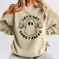 thumbnail image 2 of EHQJNJ Chandails en Molleton pour Femmes Imprimé Col Rond Manches Longues Chandail à Capuchon Pull Top Chandails en Molleton Graphiques pour Femmes Chandails en Molleton Tendance Col Rond Femmes Graphique Surdimensionné, 2 of 4