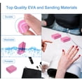 thumbnail image 3 of Bloques pulidores de uñas AhaTopia, 100 unidades, doble cara, grano 100/180, 3 of 7