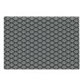 thumbnail image 1 of Damask Cutting Board, Classic Timeless Foliage Leaves with Victorian Inspired Swirls and Curls, Decorative Tempered Glass Cutting and Serving Board, Large Size, Grey Black and White, by Ambesonne, 1 of 1