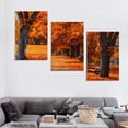 thumbnail image 4 of nygtbtfer Canvas Print Pictures Painting Autumn landscape of trees and leafs &amp; Posters Ready to Hang 12x16x3pcs, 4 of 4