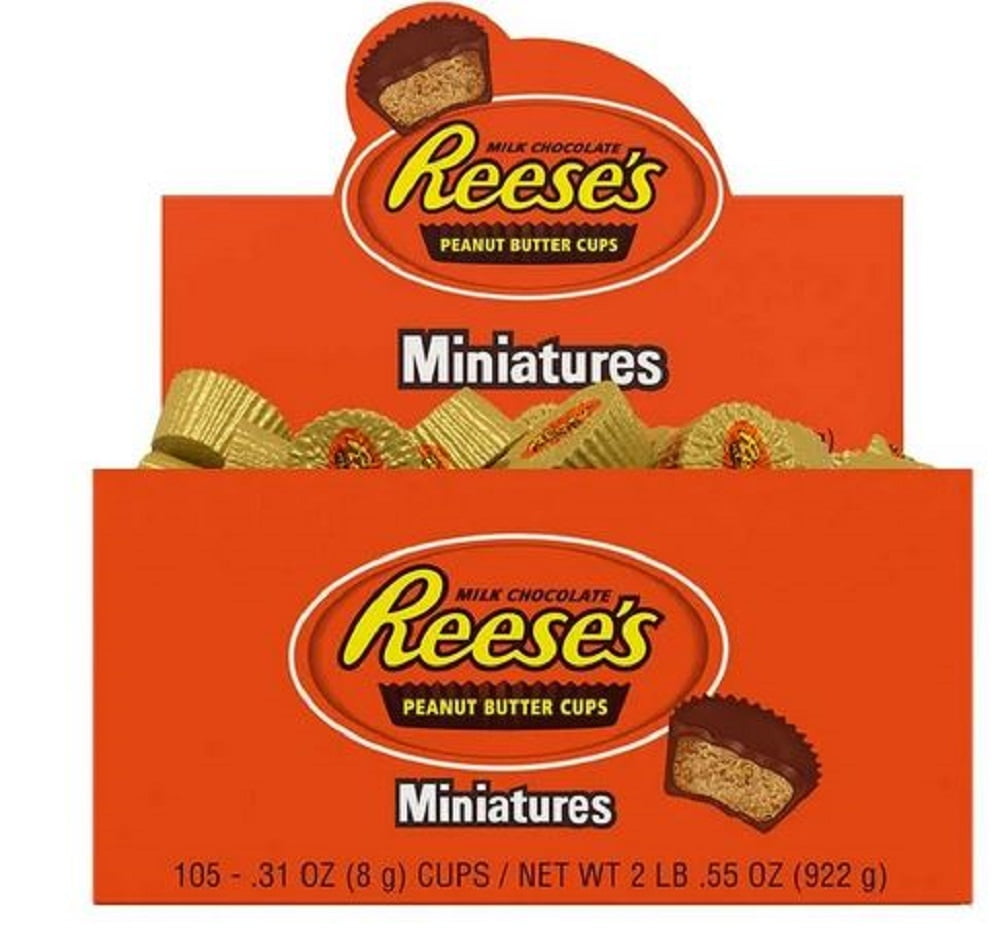 Reese's Peanut Butter Cups, Miniatures, 0.31 oz, 105 Count