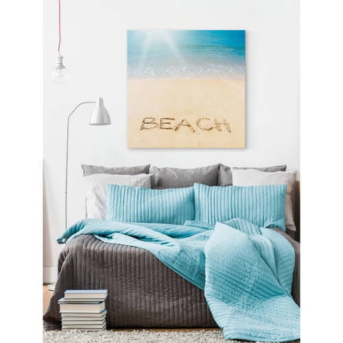 Marmont Hill "Sandy Beach" Painting Print on Wrapped Canvas