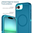 thumbnail image 3 of Petocase Case For iPhone 16e (2025) / iPhone 17e (2026) Case,Magnetic Heavy Duty Shockproof Dust/Drop Poof 3 Layers Protection Rugged Compatible with MagSafe Phone Case 6.1 inch,Green, 3 of 7