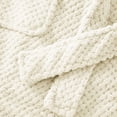 thumbnail image 6 of TOWED22 Boys Girls Robe Fleece Hooded Soft Toddler Bathrobe Cute Boys Bathrobe Fuzzy Plush Robes for Kids(White,11-12 Y), 6 of 7