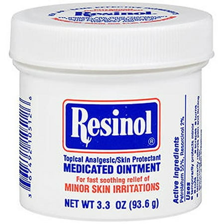 3 Pack Resinol Medicated Ointment for Skin Irritattions 3.3oz