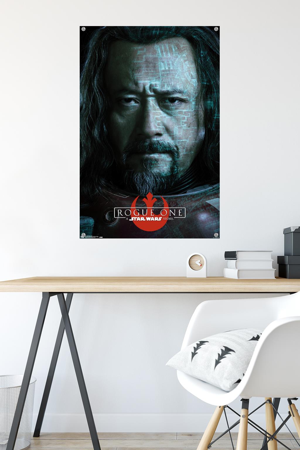 Star Wars: Rogue One - Baze Wall Poster with Push Pins, 22.375" x 34"