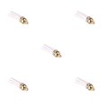 thumbnail image 1 of Llavero Injueey 10 piezas con dijes de borlas para bricolaje Blanco 5Conjunto, 1 of 6