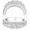 Dazzling White, variant on Newshe Jewellery Wedding Band for Women 925 Sterling Silver Eternity Ring Round White 1.13ct AAAAA Cz Size 7