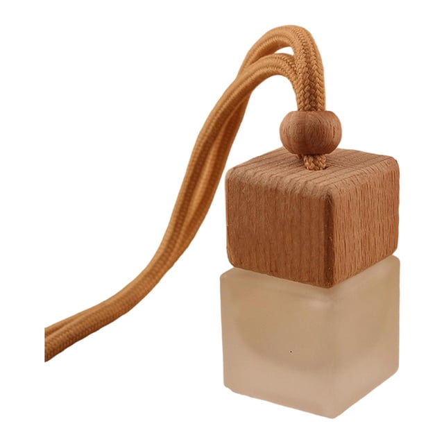 Difusor de aroma para coche, botella de 8 ml, soporte de fragancia, vidrio vacío Blanco
