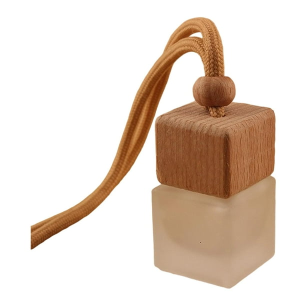 Difusor de aroma para coche, botella de 8 ml, soporte de fragancia, vidrio vacío Blanco