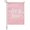 Pink, variant on Christmas Winter Garden Flag 12 x 18 Inches, Modern Blue Cursive Script Snowflake Ice Crystals Weather Proof Outdoor Patio Flags Double Sided Small Garden Decoration for Yard Outside Home