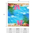thumbnail image 5 of Starfish Shells Flip-Flops Hat and Sunglasses On Beach Mailbox Cover Magnetic Summer Mailbox Wraps Post Box Cover Décor 21x18 in, 5 of 6