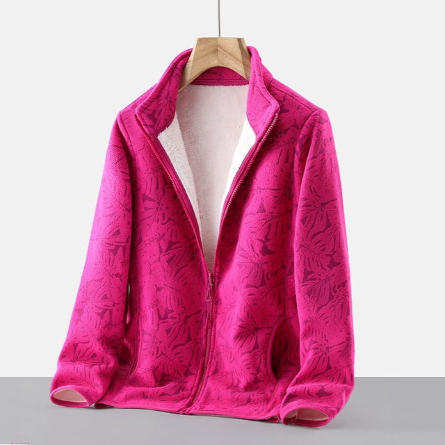 Puntoco Ladies Thickened Windproof Warm Fleece + Coral Fleece Fleece Camouflage Sweater Jacket Liquidación Puntoco Puntoco-4969
