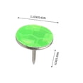 thumbnail image 3 of Tachuelas Reflectantes para Senderos - Clavos Reflectantes de Alta Visibilidad en Patrón de Panal para Marcado Nocturno, Senderismo, Caza, Camping - Verde, Paquete de 100, 3 of 5