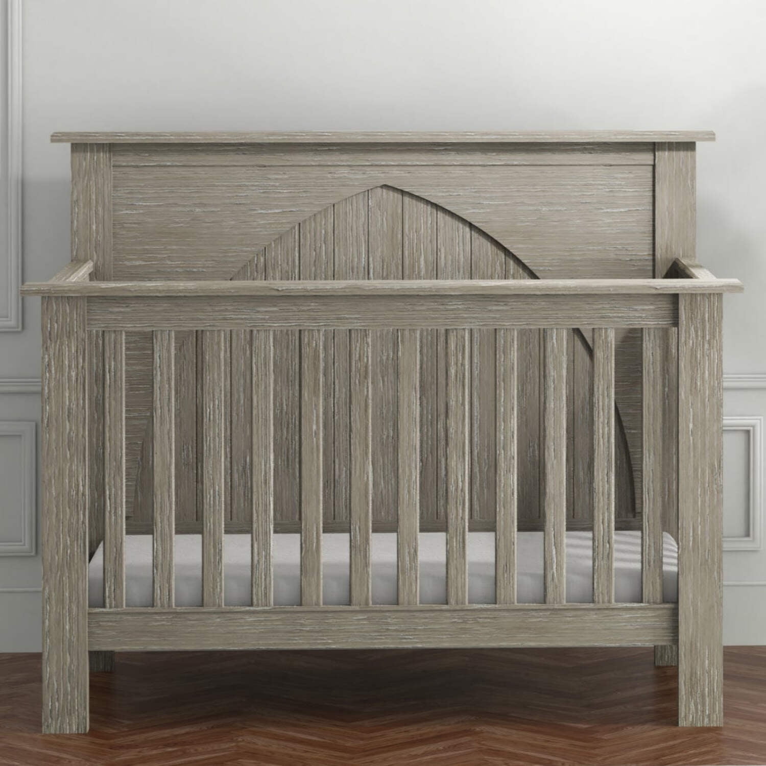 Milk Street Baby Relic Collection Winchester 4-in-1 Convertible Crib in Cloud