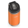 thumbnail image 2 of Thermos Stainless Steel Vacuum Insulated Icon Straw Bottle, Orange, 18oz, 2 of 7