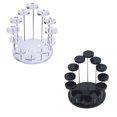 thumbnail image 5 of Soporte De Acrílico Para Joyería Soporte De Exhibición De Base Redonda De 12 Soportes De Exhibición De Anillo De Joyería Monstrate HA024658-02, 5 of 5