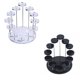 thumbnail image 5 of Soporte De Acrílico Para Joyería Soporte De Exhibición De Base Redonda De 12 Soportes De Exhibición De Anillo De Joyería Eigraketly HA024658-02, 5 of 5