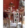 thumbnail image 4 of Saint Patricks Day Dwarf linen table runners, Gold Coin Green Clovers Tree Tables Dresser Scaves Non-Slip Burlap Runner for Kitchen Indoor Outdoor Party Holiday Gathering Light 13.8 x71 inch, 4 of 6