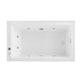 thumbnail image 3 of Avancer 60" x 36" Right-Hand Drain Rectangular Alcove Whirlpool Bathtub with Apron, 3 of 13