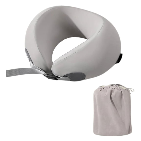 Travel Pillow, Memory Foam Head Neck Pillow, Portable Travel Cervical Pillow for Car Airplanes Office for Dorm