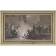 thumbnail image 3 of Louis Lafitte 14x11 Black Modern Framed Museum Art Print Titled - The Denial of Saint Peter (1790), 3 of 5
