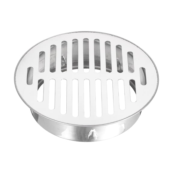 Uxcell Floor Drain Cover,, 5.9 Inch Stainless Steel Anti Block Drain Cover for Outdoor Bathroom Kitchen, 145 Flat Mouth