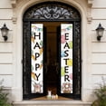 thumbnail image 2 of Happy Easter Porch Sign, Easter Bunny Porch Sign Banner, Easter Bunny Porch Sign Banner, for Home Outdoor Indoor Wall Front Door Decor, 2 of 6