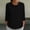 BU1, variant on Womens Tops 3/4 Sleeve Crew Neck Knit Blouses Business Casual Tops Zip Front V Neck Work Shirts Loose Fit Tunic Tops Blue,S