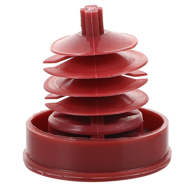 CRILSTYLEO Windshield Wiper Fluid Cap Oil Cap Red Plastic Replacement Part 1Set