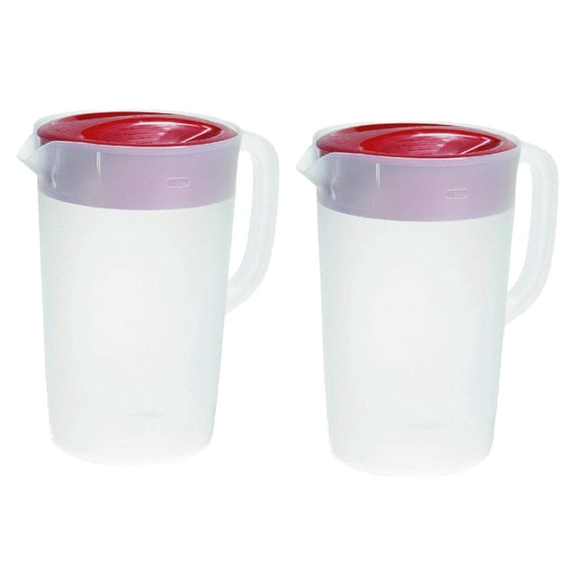 Pitcher Rubbermaid Servin' Saver 3,78 L (juego de 2), color rojo
