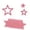 Pink, variant on Five Pointed Non-Slip Star Shaped Bathtub Sticker, Tile Strong Adhesive for Shower Floor, Bathtub Bottom, Pool, Spa, Bathroom Safety and boys and girls Bath Time Decor​, White