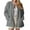 Dark Gray, variant on Gytharion Sherpa Fleece Jackets for Women Soft Comfy Long Sleeve Open Front Fuzzy Coat Fashion Solid Winter Plush Warm Coat Lightweight Loose Cardigan Outerwear with Pockets
