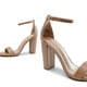 thumbnail image 4 of Sandalias de Tacón Alto Chunky para Mujer DREAM PAIRS Nude Talla 9, 4 of 8