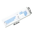 Desktop Computer Keyboard Cover Skin for Keys Standard Keyboard, Anti