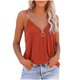 thumbnail image 2 of Karight Womens Tank Tops Half Zip V Neck Tshirts Summer Sexy Sleeveless Cami Shirts Ladies Chain Straps Casual Loose Blouses, 2 of 6