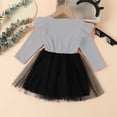 thumbnail image 6 of Baby Girl Cat Long Sleeve Tulle Tutu Dresses Fall Girls Halloween Dress Toddler Halloween Outfit 18-24 Months, 6 of 9