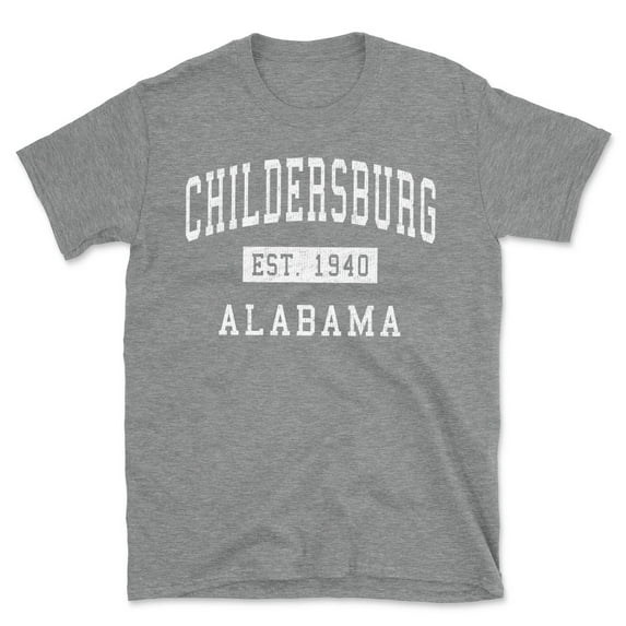 Childersburg Alabama Classic Established Men's Cotton T-Shirt