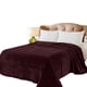 thumbnail image 1 of Cobertor Ligero Liso MELOCOTTON HOGAR Matrimonial Hotelero Vino, 1 of 5