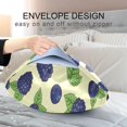 thumbnail image 5 of Blueberry Satin Pillowcase for Hair and Skin Silk Pillowcase, Standard Size(20x26 inches) - Slip Cooling Satin Pillow Covers with Envelope Closure（90） Home Decor Gifts, 5 of 7