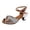 Silver, variant on Women's Latin Dance Sandals Open Toe Strappy Slip on Heeled Ballroom Tango Party Prom Comfortable Sequin Dance Shoes Silver Size 9
