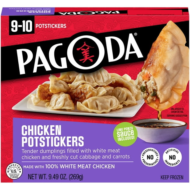 Pagoda Snacks Chicken Potstickers 9 49 Oz Walmart Com Pagoda Snacks Chicken Potstickers 9 49 Oz Walmart Com