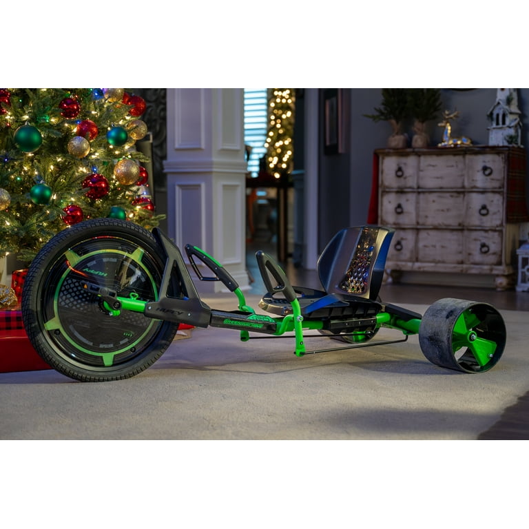 Huffy Green Matte 20 Tricycle with LED Lights