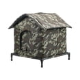 thumbnail image 3 of Casa para gatos de exterior con base elevada para una comunidad en el patio trasero. M, 3 of 8