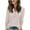 Beige, variant on Besolor Long Sleeve Shirts for Women V Neck Button Lightweight Sweaters Casual Tunic Tops Outfits Fall Clothes