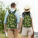 thumbnail image 4 of Disketp Pizza Mochila de Lona Estampada, Mochila Escolar de Viaje Ligera para Estudiantes y Portátil-Medium, 4 of 5
